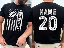 Football Shirt ,Custom Name and Number Football Dad Shirt , Custom Name Football Dad Shirt , Fathers Day gift for