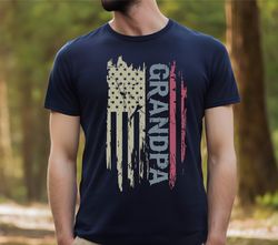 Grandpa shirt,Patriotic Grandpa Shirt,Independence Grandfather Shirt,Gifts for Grandpa from Granddaughter,