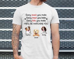 Custom Dog Dad Shirt with Dog Names, Fathers Day Shirt for Dog Lover, Dog Owner Gift, Funny Gift for Dad, Fathers Day