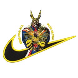 ALL MIGHT NIKEEmbroidery File