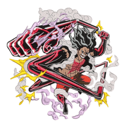 ONE PIECE BOUNTY RUSH SNAKE MAN LUFFY Embroidery File