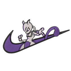 MEWTWO Nike Embroidery / IMEWTWO Nike Embroidery Design/ Swoosh Pooh Machine Embroidery / Design Pes Dst