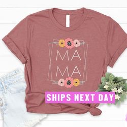 Mama Frame Crewneck Shirt, Mama Frame Sweatshirt, Mom Sweatshirt, Shirt for Mama, New Mama Gift, Mama Hoodie, Mothers Da