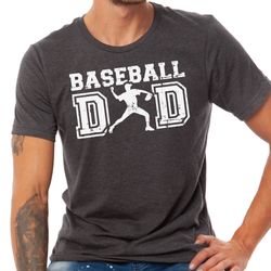Baseball Dad Shirt, Custom Crewneck Shirt for Baseball Lover, Game Day Shirt, Fathers Day Gift, Baseball Team Shirt, Bas