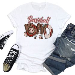 Baseball Dad Shirt, Custom Crewneck Shirt for Baseball Dad, Sporty Dad Shirt, Fathers Day Gift, Birthday Gift for Best D