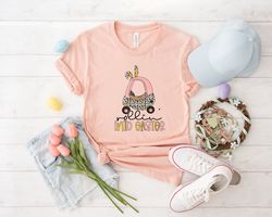 Rolling Into Easter Shirt, Cute Bunny Shirt, Easter Tee, Retro Bunny Tee, Easter egg Hunt Shirt, Cute Easter Tee, Easter