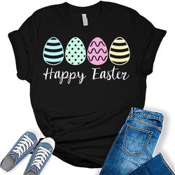 Womens Happy Easter Egg Shirt, Easter Gift, Bunny Shirts, Happy Easter Shirt, Funny Easter Shirt, Easter Egg Shirt, Gift