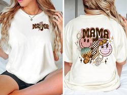Mama Retro Flower Shirt, Smiley Mama Shirt, Mom Shirt for mom for Mothers Day, Funny Mom Shirt, Mama Smiley Tee, Mama Te