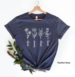 Custom Birth Month T-Shirt, Birth Flower Shirt, Mothers Day Shirt, Grandmas Garden Tee, Personalized Mom Gift, Sentiment