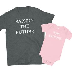 Meghan Markle Raising The Future Shirt,Motivational Shirt, Mini Mom t shirt, Mom and Me, Mom and baby, Duo T-shirt, Fami
