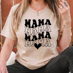 Retro Mama Shirt, Mothers Day Tshirt, Mom Life T Shirt, Mother T-Shirt, Mama Vibes Tee, Mommy Mode Shirt, Gifts For Moth