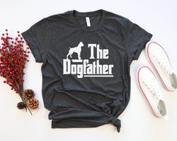 The DogFather Shirt, Pitbull Dad Tshirt, Fathers Day Gift Tee, Pitbull Dad Dog Gift Tee, Pitbull Lover Father Shirt