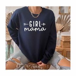 Girl Mama Sweatshirt, Happy Mothers Day Sweatshirt, Call Me Mama Gift, Family Matching Gift, Mom And Daughter Gift, Preg