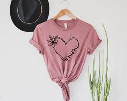 Mimi Heart Shirt, Custom Mimi Gift, For Mama Heart Shirt, Funny Mimi Tee, Mothers Day Gift, Mimi Birthday Gift, Best Mim
