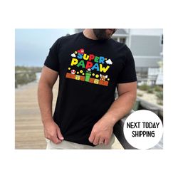Super Papaw Shirt, Papaw Shirt ,Pop Gift Tee, Superhero Grandpa Gift Shirt ,Brithday For Gift For Grandpa Shirt,Super Gr
