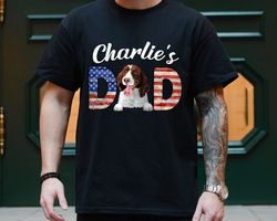 Custom Dog Dad Shirt, Personalized Dad Shirt with Pet Portrait, Fathers Day Gift for Dog Lover, Dog Owner Gifts, Dog Dad