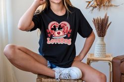 Cute Mickey Minnie Love Bug Valentine Shirt, Retro Disney Valentine Shirt, Disney Valentines Day Shirt, Valentines Gifts