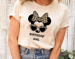 Disney Birthday Girl Shirt, Birthday Shirt Disney, Birthday Shirt For Women, Disney Birthday, Minnie Birthday, Girl Birt
