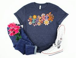Flower Teacher Shirt, Teacher Raglan, Retro Teacher Shirt, Floral Teacher Shirt, Retro Flower Teacher Shirt, Floral Teac