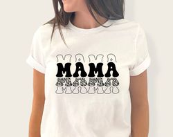 Leopard Print Mama Shirt, Cheetah Mama Shirt for Mothers Day, Gifts for Mom, Cute Mama Gift for Mothers Day, Mama T Shir
