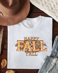 Leopard Pumpkin Shirt, Cheetah Pumpkin Shirt,Thanksgiving Shirt, Thankful Shirt,Fall Shirt, Hello yYall Pumpkin,Family