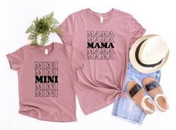Mama Mini Shirt, Mommy and Me Outfits, Fathers day shirt, Mothers Day Gift, Matching Family Shirts
