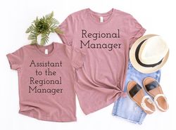 Matching Regional Manager Shirts, Mommy and Me Outfits, Fathers day shirt, Mothers Day Gift, Matching Family Shirts