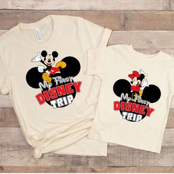 My First Disney Trip Shirt, Disney Trip 2023 Shirt, Disneyworld Shirt, Disney Family Shirt, Couple 2023 Shirt,Disney