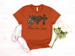 Peace Love Jesus Shirt, Religious Shirt, Jesus Lover Gift Ideas, Christian Shirt, Jesus Lover Shirt, Christmas shirt, Ch