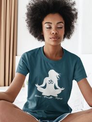 Relax Breathe Refresh Shirt, Made To Order, Buddhist Shirt, Zen Spiritual, Meditation shirt, Yoga Tee, Workout Shirt