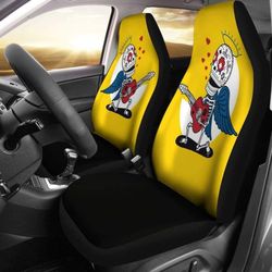 Sugar Skull Rockstar Car Seat Covers