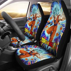 Songoku Art Dragon Ball Car Seat Covers Manga Fan Gift