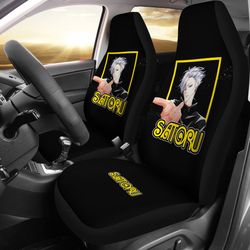 Satoru Gojo Jujutsu Kaisen Car Seat Covers Anime Seat Covers Fan Gift