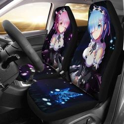 Rem And Ram Re:zero Starting Life In Another World Car Seat Covers