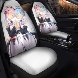 Ram And Rem Re Zero Starting Life In Another World Anime 2024 Seat Covers Amazing Gift Ideas 2024