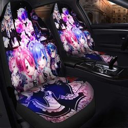 Ram And Rem Re Zero Car Seat Covers