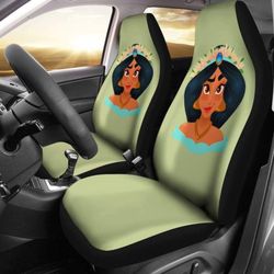 Jasmine Car Seat Covers Aladdin Cartoon Fan Gift