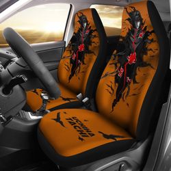 Itachi Akatsuki Red Seat Covers Naruto Anime Car Seat Covers
