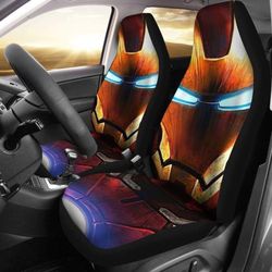 Iron Man Face Car Seat Covers