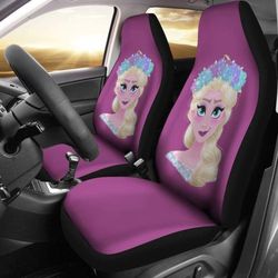 Elsa Car Seat Covers Frozen Cartoon Fan Gift