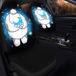baymax and moon cute car seat covers