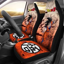 Son Goku Characters Dragon Ball Z Car Seat Covers Manga Mixed Anime