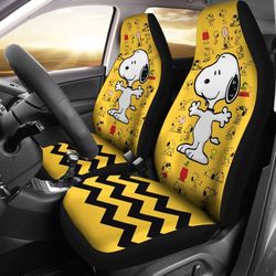 Snoopy Hug Car Seat Covers Gift Idea For Fan