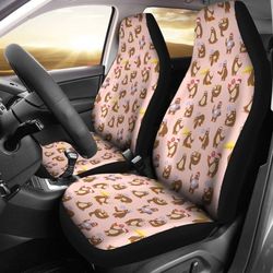 Funny Sloth Emotions Zootopia Car Seat Covers