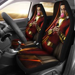 Funny Captain Marvel Shazam Dc Comics Car Seat Covers