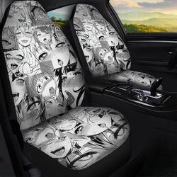 Waifu Ahegao Car Seat Covers Custom Car Interior Accessories