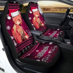 Toilet-bound Hanako-kun Mitsuba Car Seat Covers Custom Christmas Anime Car Accessories