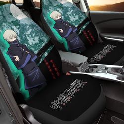 Toge Inumaki Car Seat Covers Custom Anime Jujutsu Kaisen Car Accessories