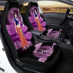 Nico Robin Car Seat Covers Custom Anime One Piece Car Accessories Gifts For Anime Fans