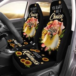 Lovely Pig Car Seat Covers Custom You Always Have A Choice Choose Kindness Pig Car Accessories